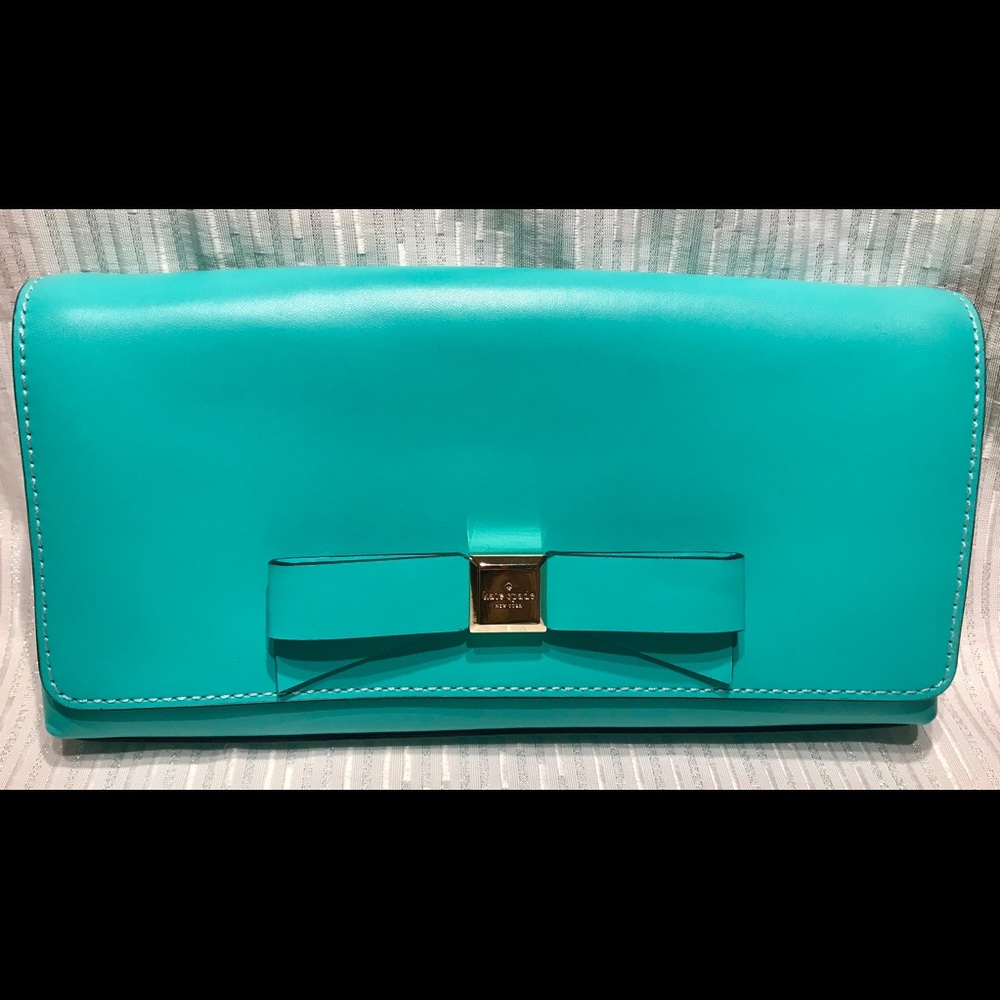 EUC Tiffany Blue Kate Spade Clutch